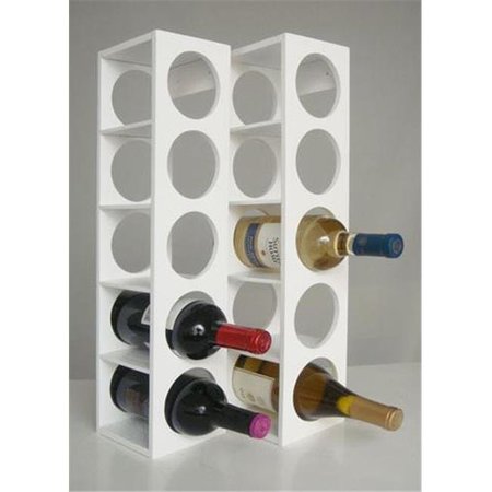 PROMAN Proman WX16563 Rutherford Wine Racks - White WX16563